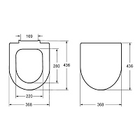 Roca Leon Крышка-сиденье для унитаза, с микролифтом, крепление хром, цвет: белый глянцевый ZRU9302943