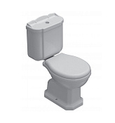 Globo Paestum Чаша унитаза напольного без крышки и бачка, с креплением, 38x67 см, цвет: белый PA004BI