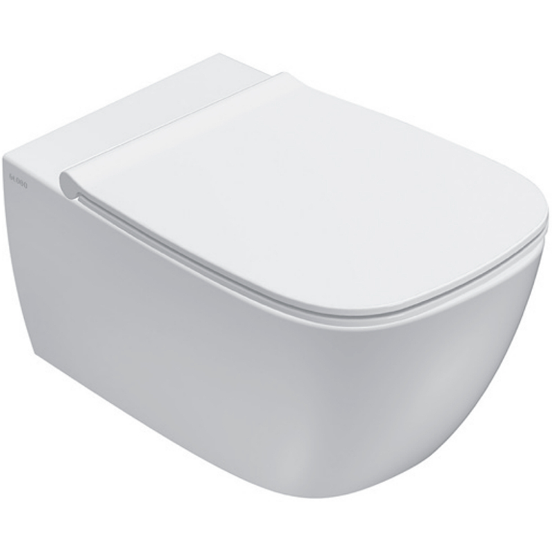 Globo Genesis Унитаз подвесной безободковый, с креплением 36x55 см, цвет: белый глянцевый GNS02BI