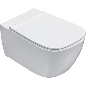 Globo Genesis Унитаз подвесной безободковый, с креплением 36x55 см, цвет: белый глянцевый GNS02BI