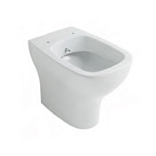 Globo Genesis Унитаз приставной с функцией биде, с креплением, 37x57 см, цвет: белый глянцевый GEB01BI