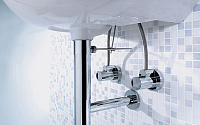Hansgrohe Flowstar Бутылочный сифон и два угловых вентиля, цвет: хром 52120000