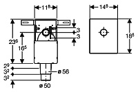 Сифон для раковины Geberit  внутристенный 151.120.21.1