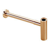 Cisal Сифон для раковины латунный, цвет: rose gold ZA0040702P