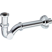 Cisal Сифон для раковины S-образный латунный, цвет: chrome ZA00411021