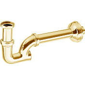 Cisal Сифон для раковины латунный, цвет: 24k gold ZA00409024