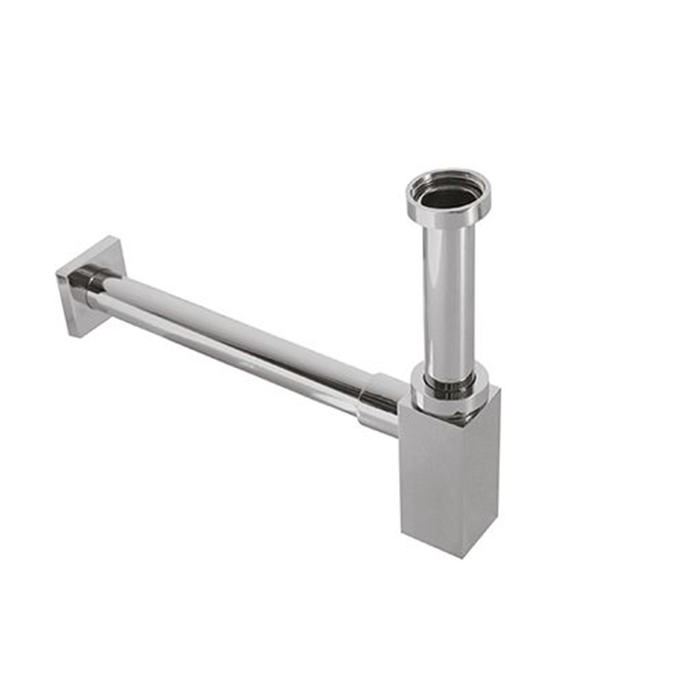 Globo Сифон для раковины латунный квадратный, цвет: хром SF051CR