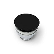 ArtCeram Донный клапан для раковины универсальный с керамической крышкой, цвет: matt black ACA038 17 00