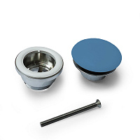 ArtCeram Донный клапан для раковины универсальный с керамической крышкой, цвет: blue avio ACA038 38 00