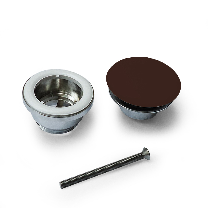 ArtCeram Донный клапан для раковины универсальный с керамической крышкой, цвет: marrone cocoa ACA038 39 00