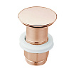 Cisal Донный клапан для раковины 1/4, без перелива цвет: rose gold ZA0016102P