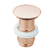 Cisal Донный клапан для раковины 1/4, без перелива цвет: rose gold ZA0016102P