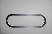 Ravak Chrome Кнопка смыва для унитаза, металл, цвет: сатин X01454