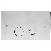 Cisal Клавиша двойного смыва для бачка Geberit, нержавеющая сталь, цвет: inox ZA001760D1