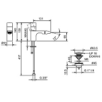 Fantini Nice Ручка для смесителя, цвет черный 65 F3 S048