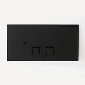 3SC Square Plsswue Клавиша смыва для бачков Geberit, материал латунь, цвет чёрный матовый SQL00NO