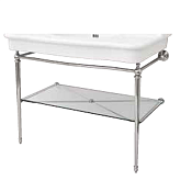 ArtCeram Hermitage Консоль напольная металлическая для раковины 112x63x98h см, цвет: chrome HEA017 71