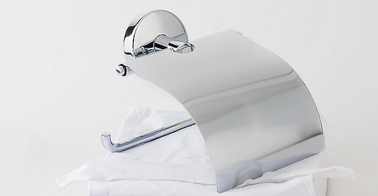 Hansgrohe Logis Держатель для туалетной бумаги с крышкой, латунь цвет: хром 40523000