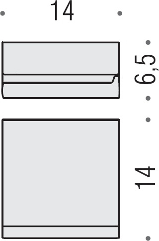Colombo Design Lulu Держатель туалетной бумаги подвесной с крышкой, цвет: chrome B6291.CR