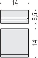 Colombo Design Lulu Держатель туалетной бумаги подвесной с крышкой, цвет: chrome B6291.CR