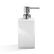 Decor Walther Porzellan DW 6270 Дозатор для мыла, настольный, фарфор, цвет: хром 0846100
