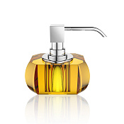 Decor Walther Kristall SSP Дозатор для жидкого мыла настольный, стеклянная колба, цвет: хром 0924281