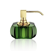 Decor Walther Kristall SSP Дозатор для жидкого мыла, настольный, стеклянная колба, цвет: золото 0924496