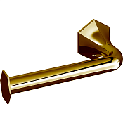 Cisal Cherie Держатель туалетной бумаги открытый, подвесной, цвет: 24k gold CE09040024