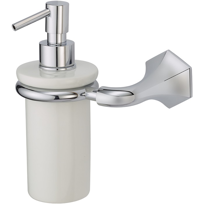 Cisal Cherie Дозатор для жидкого мыла, подвесной, керамическая колба, цвет: chrome CE09062021