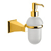 Nicolazzi Vincent Дозатор для жидкого мыла, подвесной, стеклянная колба, цвет: золото 1089GO