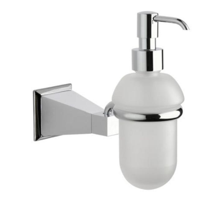 Nicolazzi Vincent Дозатор для жидкого мыла, подвесной, стеклянная колба, цвет: хром 1089CR