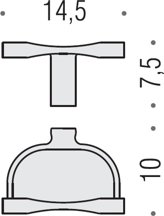 Colombo Design Luna Держатель туалетной бумаги подвесной, открытый, цвет: chrome B0108.CR