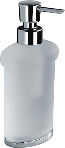 Colombo Design Land Дозатор для жидкого мыла настольный, стеклянная колба, цвет: chrome B9319.CR-VAN