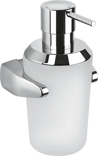 Colombo Design Road Дозатор для жидкого мыла подвесной, стеклянная колба, цвет: chrome B9338.CR-VAN