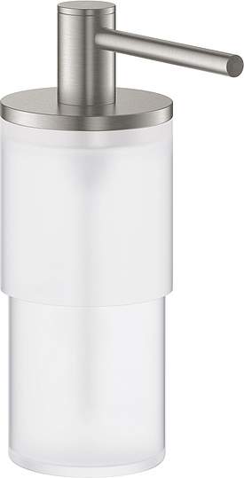 Grohe Atrio New Дозатор для жидкого мыла, стеклянная колба, цвет нержавеющая сталь 40306DC3