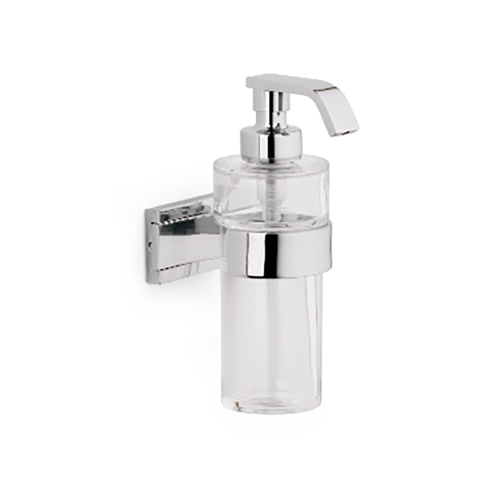 Bertocci ES Дозатор для жидкого мыла, подвесной, стеклянная колба, цвет: хром 105 4028 0000