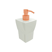 Bertocci Grace Дозатор для жидкого мыла настольный, керамическая колба, цвет: розовое золото 142 7728 5500