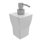 Bertocci Grace Дозатор для жидкого мыла настольный, керамическая колба, цвет: хром 142 7728 0200