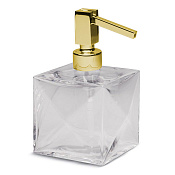 Bertocci Grimilde Дозатор для жидкого мыла настольный, стеклянная колба, цвет: золото 119 9048 5000