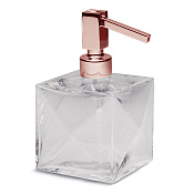 Bertocci Grimilde Дозатор для жидкого мыла, настольный, стеклянная колба, цвет: розовое золото 119 9048 5500