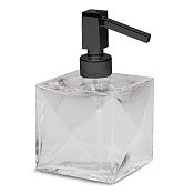 Bertocci Grimilde Дозатор для жидкого мыла, настольный, стеклянная колба, цвет: черный 119 9048 0800