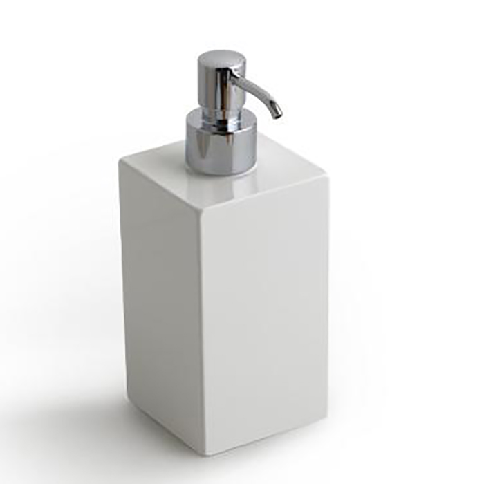 Bertocci Settecento Дозатор для жидкого мыла настольный, композитная колба, цвет: хром 145 0748 0200