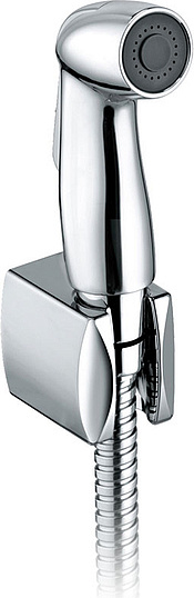 Kludi Bozz Гиг. душевой гарнитур: душевая лейка 1 вид струи, держ. душа, шланг 125 см, цвет: хром 7304205-00