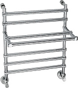 Margaroli Sole 452 Полотенцесушитель водяной с полкой для ГВС 53,5х62h (int 47) нижнее, цвет: chrome 4524705CRP