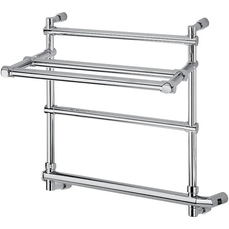 Margaroli Sole 554 Полотенцесушитель электрический с полкой 57х54h (47), выкл. справа, цвет: chrome 5544703CRPB