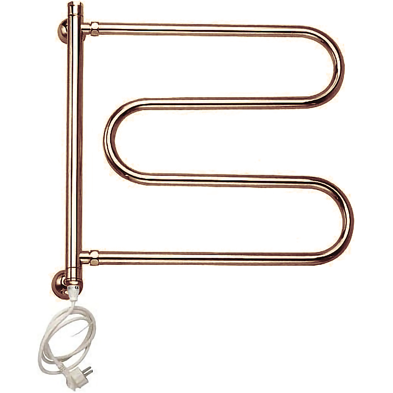 Margaroli Vento 500 Полотенцесушитель электр. поворотный 55х61h (57,5) шнур, цвет: bronze/old brass 500OBC