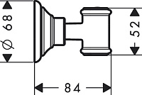 Axor Montreux Держатель для ручного душа, цвет: хром 16325000