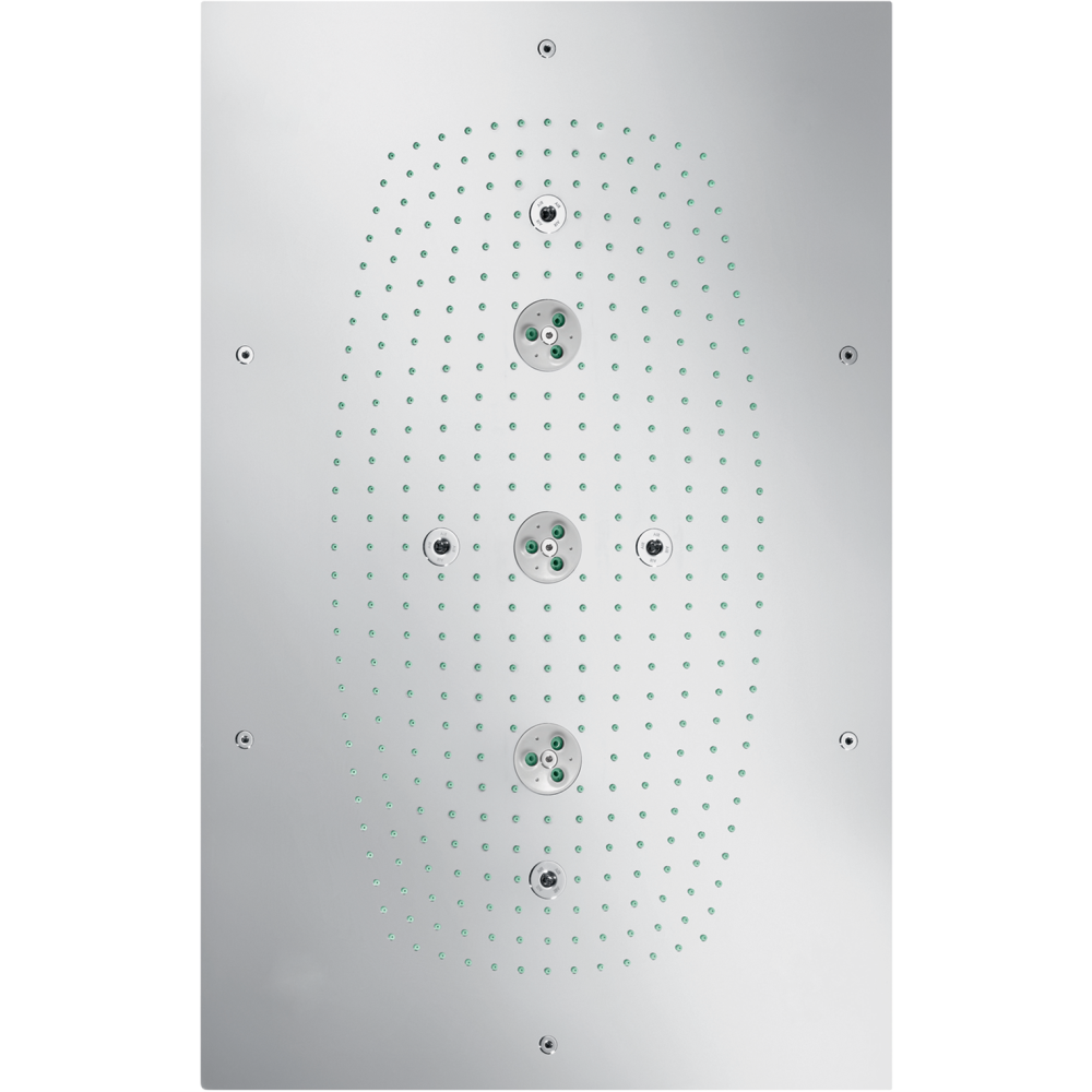 Hansgrohe Raindance Rainmaker Верхний душ встраиваемый в потолок 68x46 см, 3 вида струи, цвет: хром 28417000