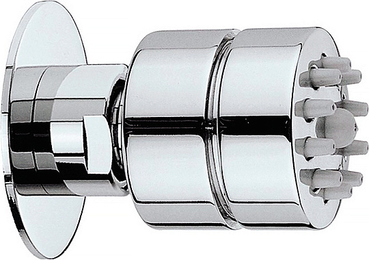 Bossini Tondo-Gom Душевая форсунка настенная d4,5x5,4 см, цвет: chrome I00137.030