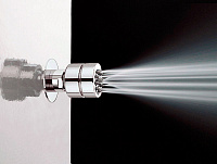 Bossini Tondo-Gom Душевая форсунка настенная d4,5x5,4 см, цвет: chrome I00137.030